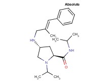 (4R)-N,1-diisopropyl-4-{[(2E)-2-methyl-3-phenyl-2-propen-1-yl]amino}-L-prolinamide