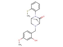 (1S*,4S*)-5-(2-hydroxy-4-methoxybenzyl)-2-[2-(methylthio)phenyl]-2,5-diazabicyclo[2.2.1]heptan-3-one