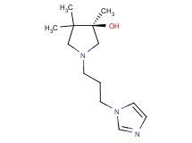 (3R)-1-[3-(1H-imidazol-1-yl)propyl]-3,4,4-trimethyl-3-pyrrolidinol