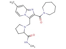 1-{[2-(azepan-1-ylcarbonyl)-7-methylimidazo[1,2-a]pyridin-3-yl]methyl}-N-methylprolinamide