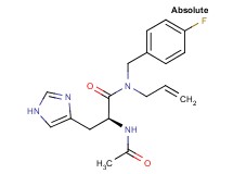 (2S)-2-(acetylamino)-N-allyl-N-(4-fluorobenzyl)-3-(1H-imidazol-4-yl)propanamide