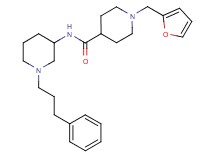 1-(2-furylmethyl)-N-[1-(3-phenylpropyl)-3-piperidinyl]-4-piperidinecarboxamide