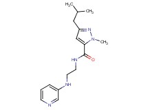 3-isobutyl-1-methyl-N-[2-(pyridin-3-ylamino)ethyl]-1H-pyrazole-5-carboxamide