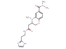 3-(2-{[2-(1H-imidazol-2-yl)ethyl]amino}-2-oxoethyl)-N,N,4-trimethyl-3,4-dihydro-2H-1,4-benzoxazine-6-carboxamide