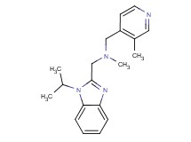 1-(1-isopropyl-1H-benzimidazol-2-yl)-N-methyl-N-[(3-methylpyridin-4-yl)methyl]methanamine
