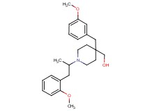 {4-(3-methoxybenzyl)-1-[2-(2-methoxyphenyl)-1-methylethyl]-4-piperidinyl}methanol