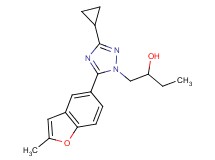 1-[3-cyclopropyl-5-(2-methyl-1-benzofuran-5-yl)-1H-1,2,4-triazol-1-yl]butan-2-ol