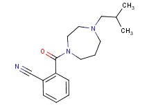2-[(4-isobutyl-1,4-diazepan-1-yl)carbonyl]benzonitrile