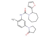 2-(2-furyl)-N-[2-methyl-5-(2-oxopyrrolidin-1-yl)phenyl]azepane-1-carboxamide