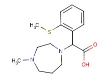 (4-methyl-1,4-diazepan-1-yl)[2-(methylthio)phenyl]acetic acid