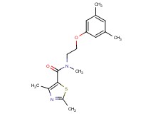 N-[2-(3,5-dimethylphenoxy)ethyl]-N,2,4-trimethyl-1,3-thiazole-5-carboxamide