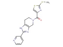 5-{[2-(methylthio)-1,3-thiazol-4-yl]carbonyl}-2-pyridin-3-yl-4,5,6,7-tetrahydro-1H-imidazo[4,5-c]pyridine