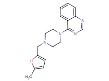 4-{4-[(5-methyl-2-furyl)methyl]-1-piperazinyl}quinazoline