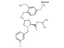 (4R)-1-(3-chlorobenzyl)-4-[(2,4-dimethoxybenzyl)amino]-N-isopropyl-L-prolinamide