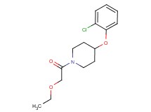 4-(2-chlorophenoxy)-1-(ethoxyacetyl)piperidine