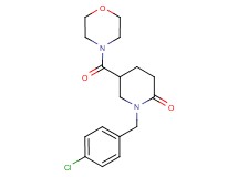1-(4-chlorobenzyl)-5-(4-morpholinylcarbonyl)-2-piperidinone