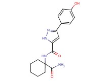 N-[1-(aminocarbonyl)cyclohexyl]-3-(4-hydroxyphenyl)-1H-pyrazole-5-carboxamide