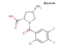 (4S)-4-amino-1-(2-chloro-4,5-difluorobenzoyl)-L-proline