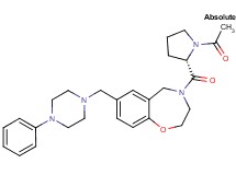 4-(1-acetyl-L-prolyl)-7-[(4-phenyl-1-piperazinyl)methyl]-2,3,4,5-tetrahydro-1,4-benzoxazepine
