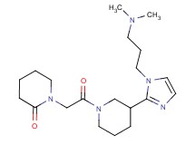 1-[2-(3-{1-[3-(dimethylamino)propyl]-1H-imidazol-2-yl}piperidin-1-yl)-2-oxoethyl]piperidin-2-one