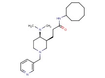 N-cyclooctyl-3-[(3S*,4R*)-4-(dimethylamino)-1-(3-pyridinylmethyl)-3-piperidinyl]propanamide