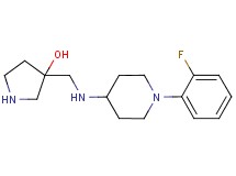 3-({[1-(2-fluorophenyl)-4-piperidinyl]amino}methyl)-3-pyrrolidinol dihydrochloride