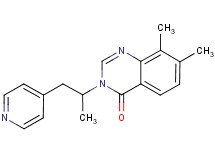 7,8-dimethyl-3-(1-methyl-2-pyridin-4-ylethyl)quinazolin-4(3H)-one