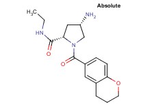 (4S)-4-amino-1-(3,4-dihydro-2H-chromen-6-ylcarbonyl)-N-ethyl-L-prolinamide trifluoroacetate