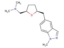 N,N-dimethyl-1-{(2R*,5S*)-5-[(1-methyl-1H-indazol-5-yl)methyl]tetrahydrofuran-2-yl}methanamine