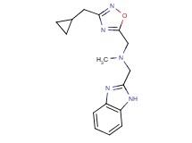 (1H-benzimidazol-2-ylmethyl){[3-(cyclopropylmethyl)-1,2,4-oxadiazol-5-yl]methyl}methylamine