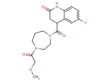 6-fluoro-4-{[4-(methoxyacetyl)-1,4-diazepan-1-yl]carbonyl}-3,4-dihydro-2(1H)-quinolinone
