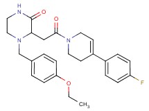 4-(4-ethoxybenzyl)-3-{2-[4-(4-fluorophenyl)-3,6-dihydro-1(2H)-pyridinyl]-2-oxoethyl}-2-piperazinone