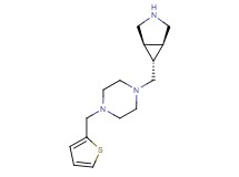 (1R*,5S*,6r*)-6-{[4-(2-thienylmethyl)piperazin-1-yl]methyl}-3-azabicyclo[3.1.0]hexane