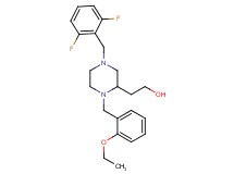 2-[4-(2,6-difluorobenzyl)-1-(2-ethoxybenzyl)-2-piperazinyl]ethanol