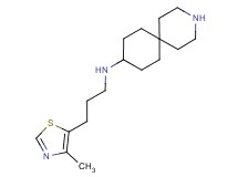 N-[3-(4-methyl-1,3-thiazol-5-yl)propyl]-3-azaspiro[5.5]undecan-9-amine dihydrochloride