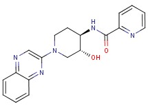 N-[(3R*,4R*)-3-hydroxy-1-quinoxalin-2-ylpiperidin-4-yl]pyridine-2-carboxamide