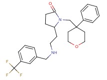 1-[(4-phenyltetrahydro-2H-pyran-4-yl)methyl]-5-(2-{[3-(trifluoromethyl)benzyl]amino}ethyl)-2-pyrrolidinone