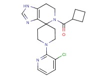 1'-(3-chloropyridin-2-yl)-5-(cyclobutylcarbonyl)-1,5,6,7-tetrahydrospiro[imidazo[4,5-c]pyridine-4,4'-piperidine]