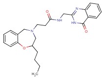 3-(2-butyl-2,3-dihydro-1,4-benzoxazepin-4(5H)-yl)-N-[(4-oxo-3,4-dihydro-2-quinazolinyl)methyl]propanamide