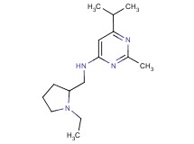 N-[(1-ethylpyrrolidin-2-yl)methyl]-6-isopropyl-2-methylpyrimidin-4-amine