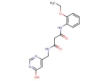 N-(2-ethoxyphenyl)-N'-[(6-hydroxypyrimidin-4-yl)methyl]malonamide