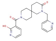 9-[(2-hydroxypyridin-3-yl)carbonyl]-2-(pyridin-2-ylmethyl)-2,9-diazaspiro[5.5]undecan-3-one