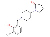 1-[1-(2-hydroxy-3-methylbenzyl)piperidin-4-yl]pyrrolidin-2-one