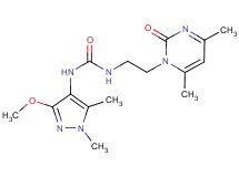 N-[2-(4,6-dimethyl-2-oxopyrimidin-1(2H)-yl)ethyl]-N'-(3-methoxy-1,5-dimethyl-1H-pyrazol-4-yl)urea
