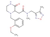 2-[1-(2-ethoxybenzyl)-3-oxo-2-piperazinyl]-N-methyl-N-[(4-methyl-1,2,5-oxadiazol-3-yl)methyl]acetamide