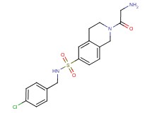 N-(4-chlorobenzyl)-2-glycyl-1,2,3,4-tetrahydroisoquinoline-6-sulfonamide