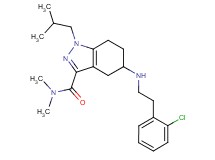 5-{[2-(2-chlorophenyl)ethyl]amino}-1-isobutyl-N,N-dimethyl-4,5,6,7-tetrahydro-1H-indazole-3-carboxamide