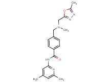 N-(4,6-dimethylpyridin-2-yl)-4-({methyl[(5-methyl-1,3,4-oxadiazol-2-yl)methyl]amino}methyl)benzamide