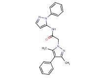 2-(3,5-dimethyl-4-phenyl-1H-pyrazol-1-yl)-N-(1-phenyl-1H-pyrazol-5-yl)acetamide