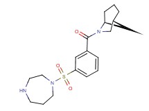 rel-(1R,5S)-6-[3-(1,4-diazepan-1-ylsulfonyl)benzoyl]-6-azabicyclo[3.2.1]octane hydrochloride